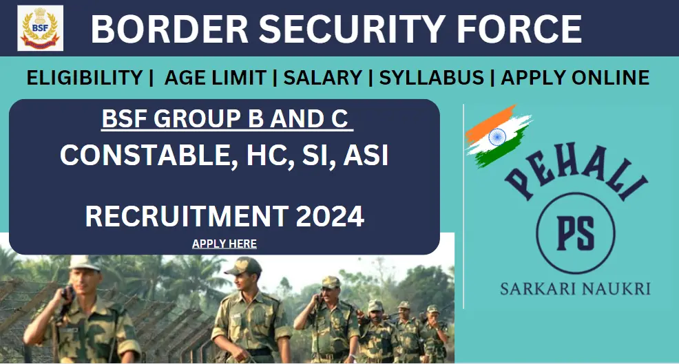 BSF Group B and C notification