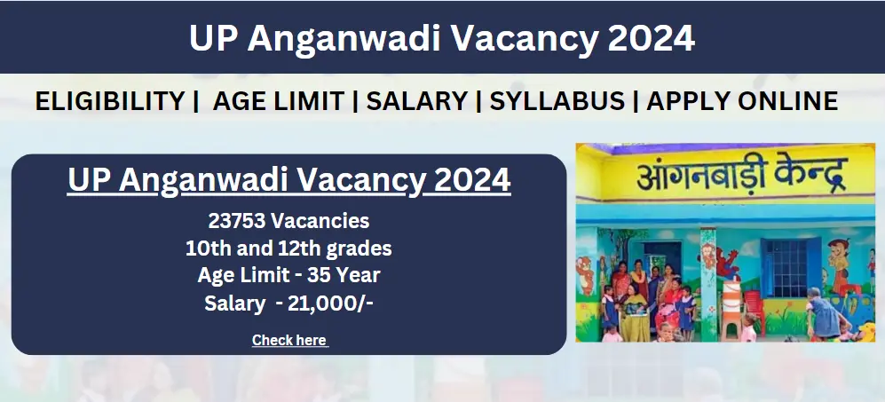 UP Anganwadi Vacancy 2024