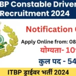 ITBP Constable Driver Recruitment 2024: Last Date, Salary, Syllabus